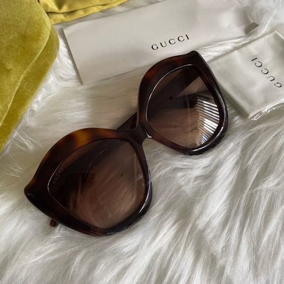 GUCCI Cat Eye Sunglasses GG0117S 53 main image 12